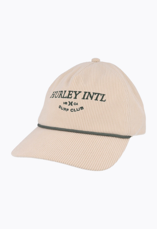 White Smoke כובע Surf Country Cord לנשים HURLEY