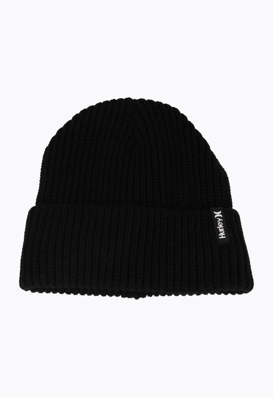Black כובע גרב Icon Fleece Cuff 3.0 לגברים HURLEY