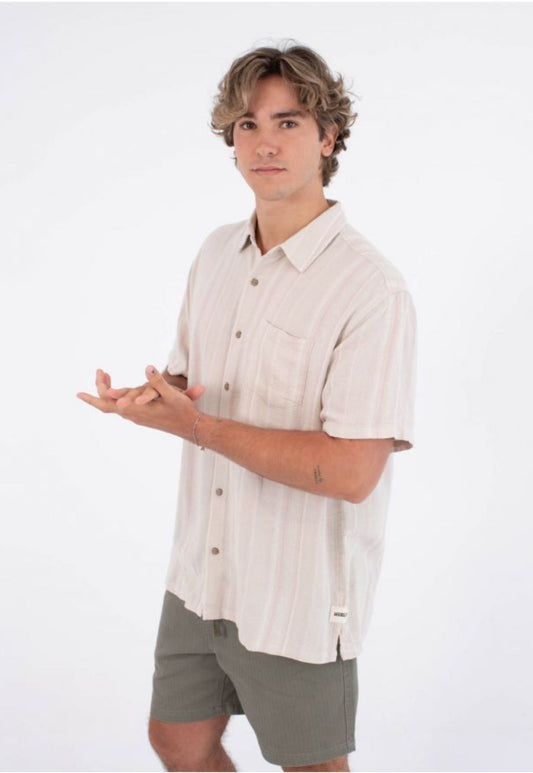 חולצה מכופתרת קצרה לגברים Oceanside