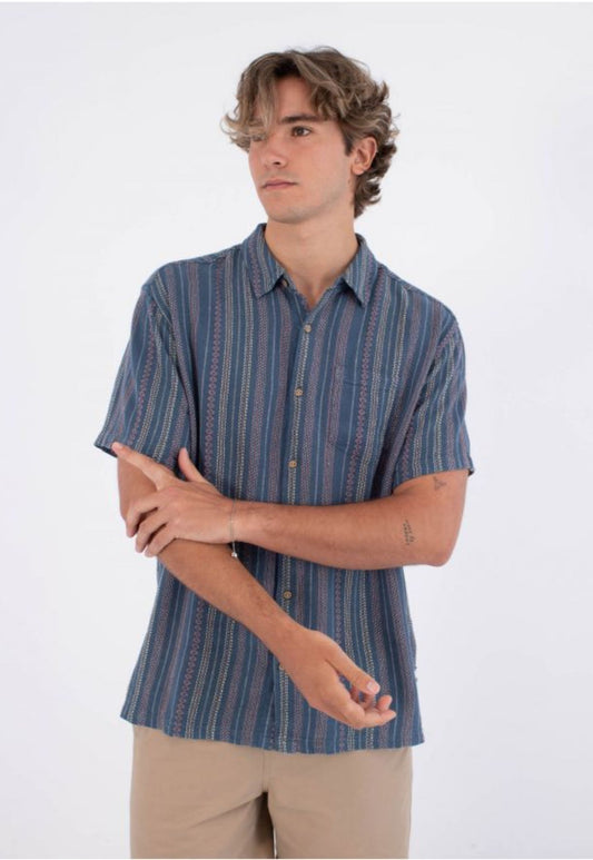 חולצה מכופתרת קצרה לגברים Oceanside