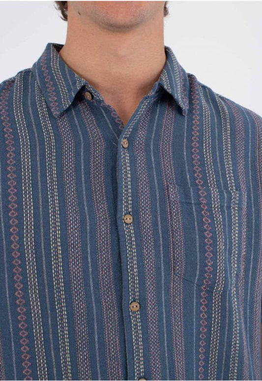 חולצה מכופתרת קצרה לגברים Oceanside