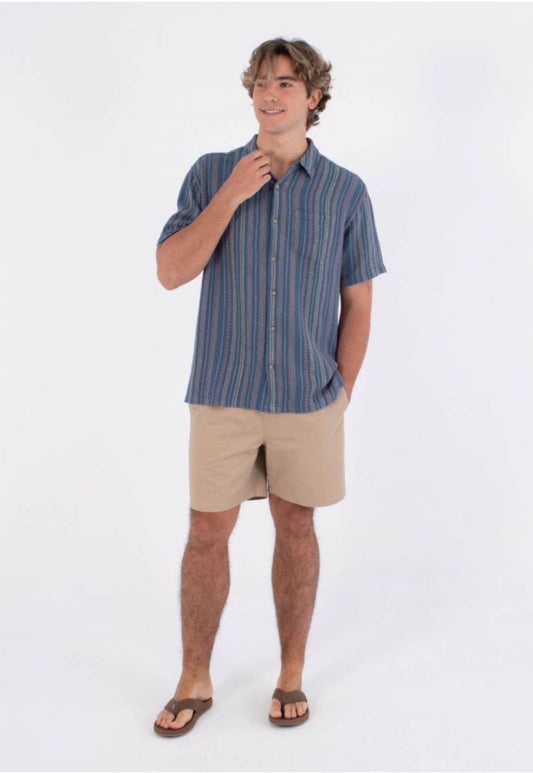 חולצה מכופתרת קצרה לגברים Oceanside