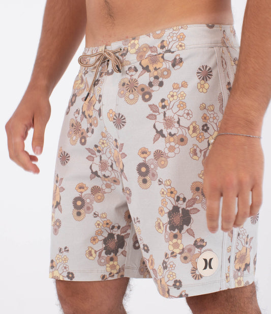 Light Gray בגד ים לגברים Phantom Naturals Tailgate Boardshort HURLEY