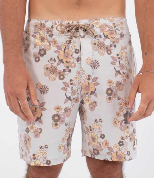 Light Gray בגד ים לגברים Phantom Naturals Tailgate Boardshort HURLEY