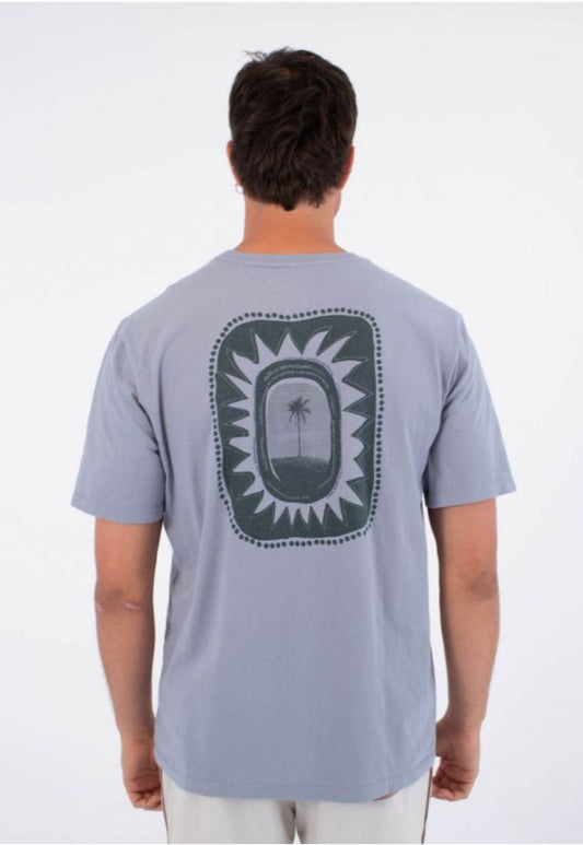 White Smoke טי שירט קצרה לגברים Seclusion HURLEY