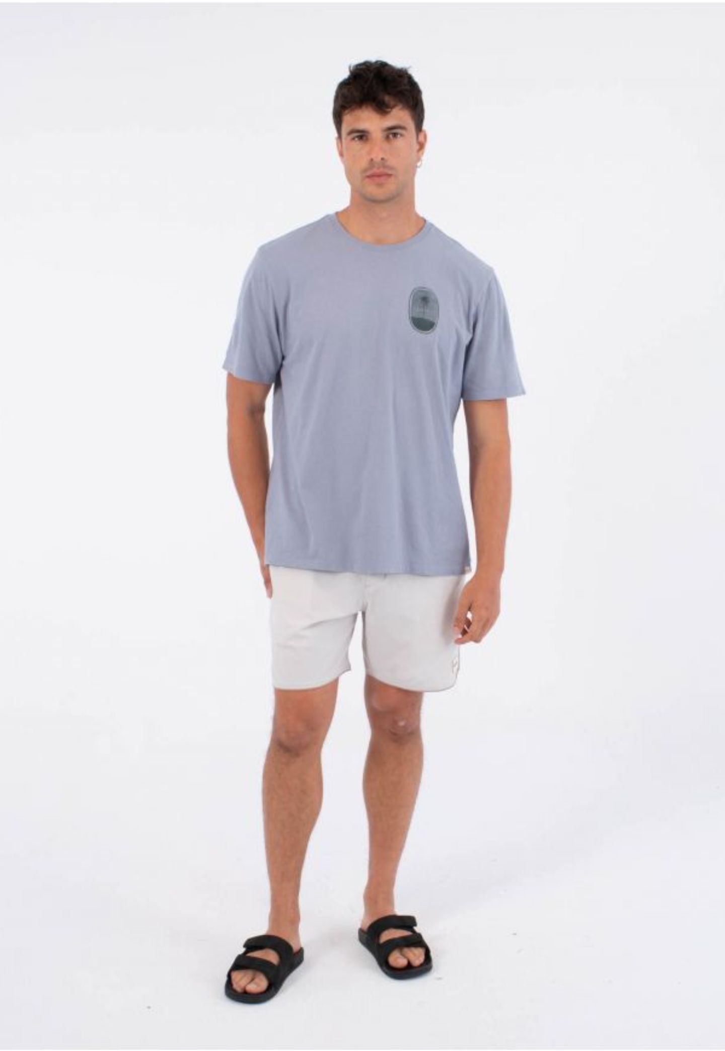 Lavender טי שירט קצרה לגברים Seclusion HURLEY