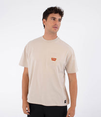 Gray טי שירט עם כיס לגברים Built Patch PKT HURLEY