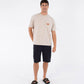 White Smoke טי שירט עם כיס לגברים Built Patch PKT HURLEY
