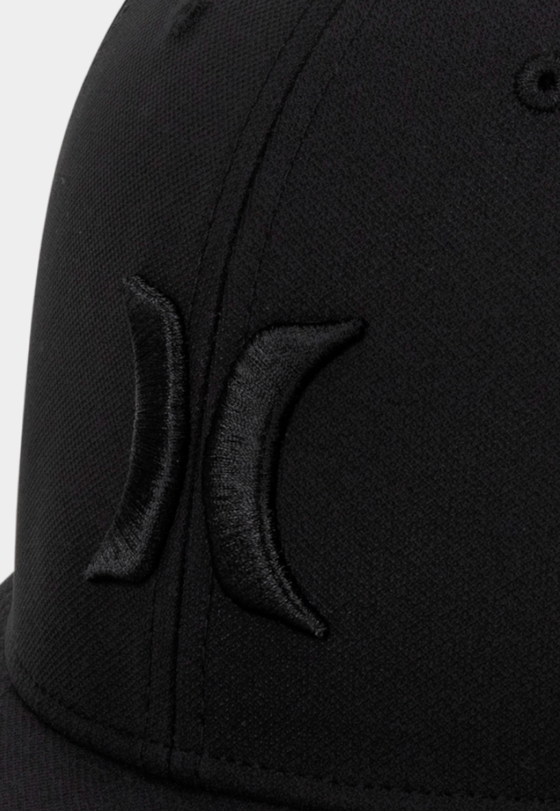 Black כובע מצחיה לגברים Texture HURLEY