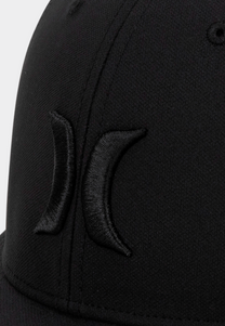 Black כובע מצחיה לגברים Texture HURLEY