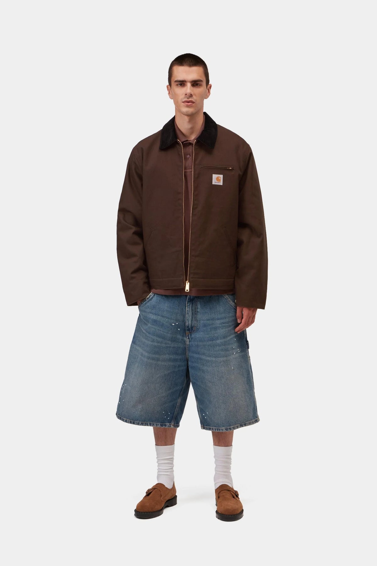 White Smoke ג'קט Carhartt WIP Detroit יוניסקס CARHARTT WIP
