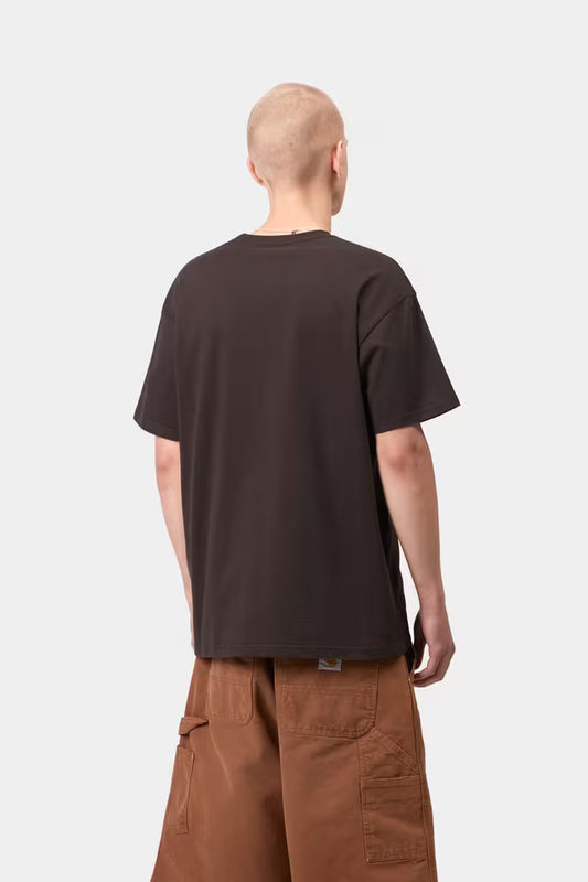 Dark Slate Gray טי שירט קצרה לגברים S/S Chase CARHARTT WIP