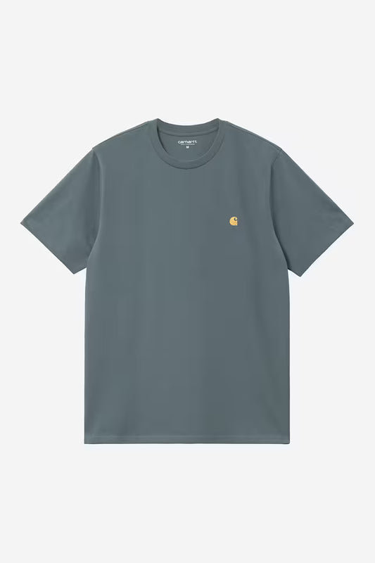 White Smoke טי שירט קצרה לגברים S/S Chase CARHARTT WIP