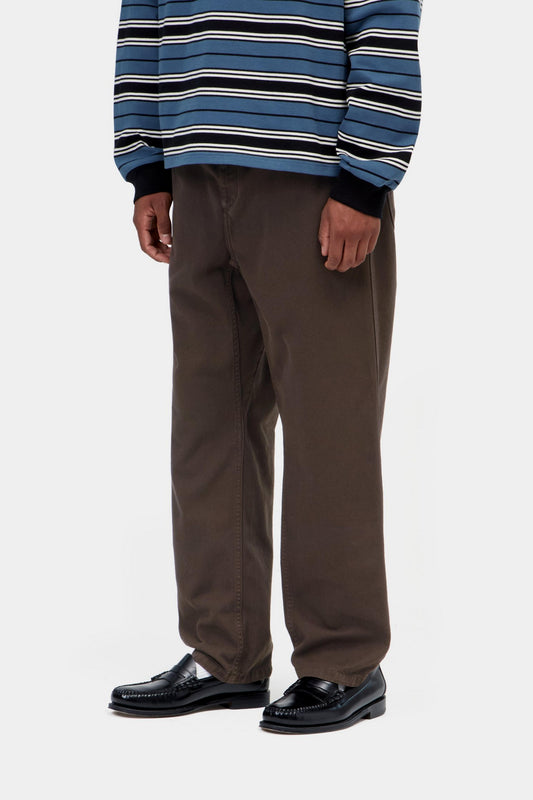 Dark Slate Gray מכנסי טוויל Carhartt WIP Flint לגברים CARHARTT WIP