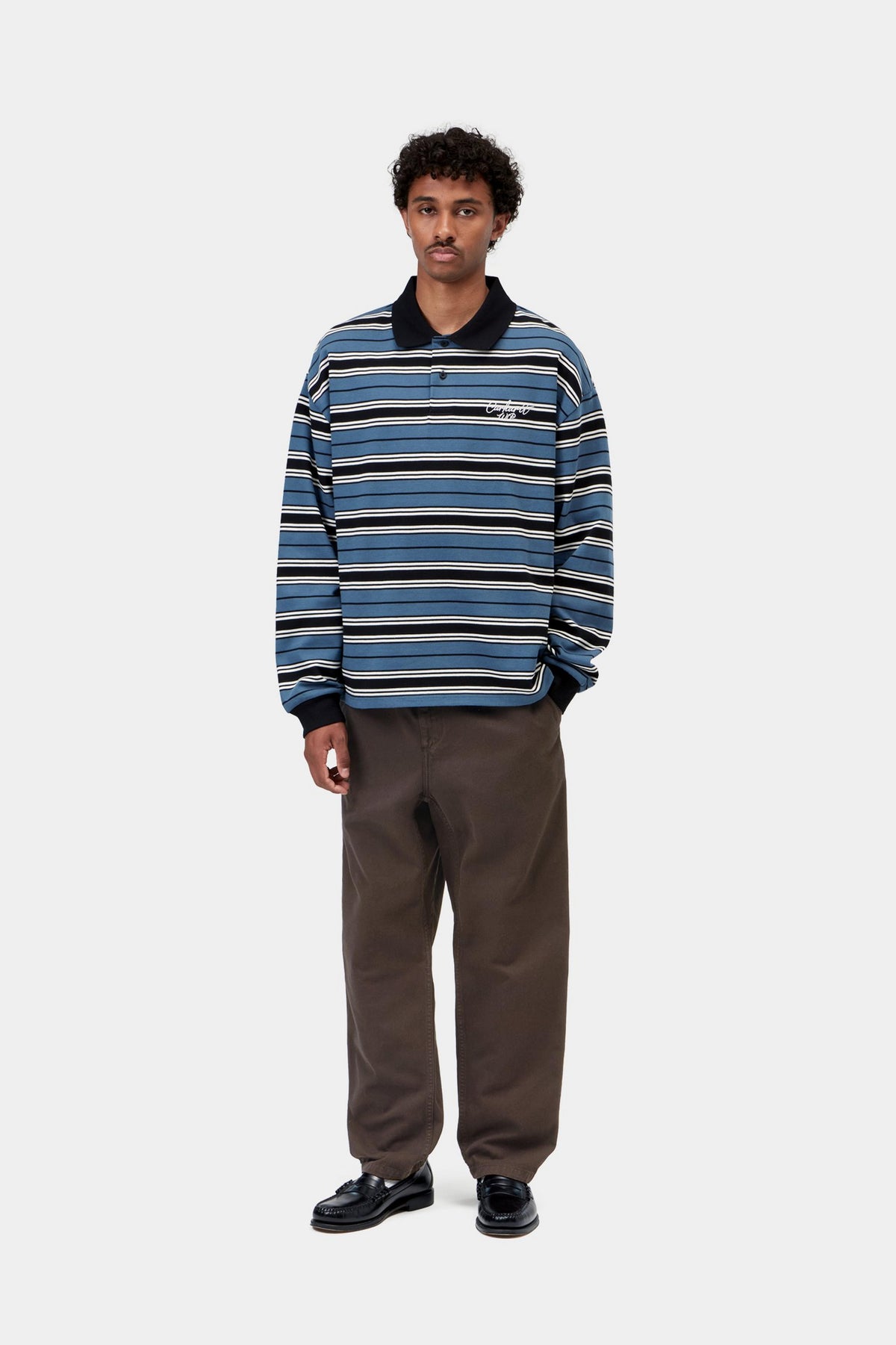 Dim Gray מכנסי טוויל Carhartt WIP Flint לגברים CARHARTT WIP