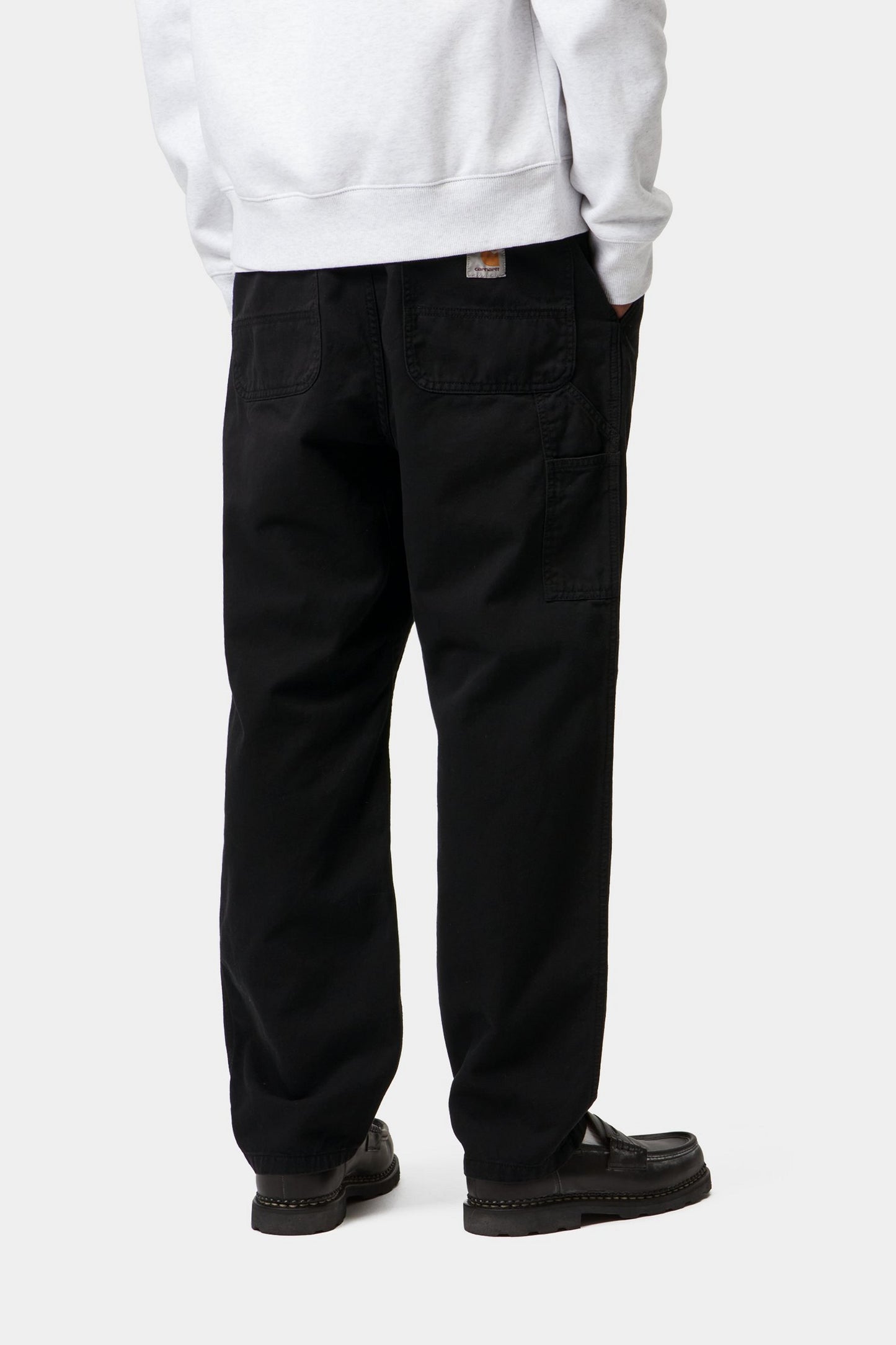Black מכנסיים ארוכים לגברים Flint Pant CARHARTT WIP