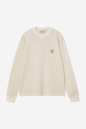Light Gray חולצת וופל ארוכה Carhartt WIP Vista יוניסקס CARHARTT WIP