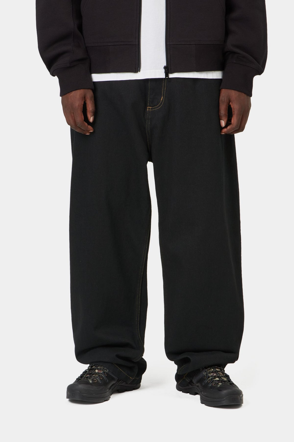 Black מכנסי טוויל Carhartt WIP Brandon יוניסקס CARHARTT WIP