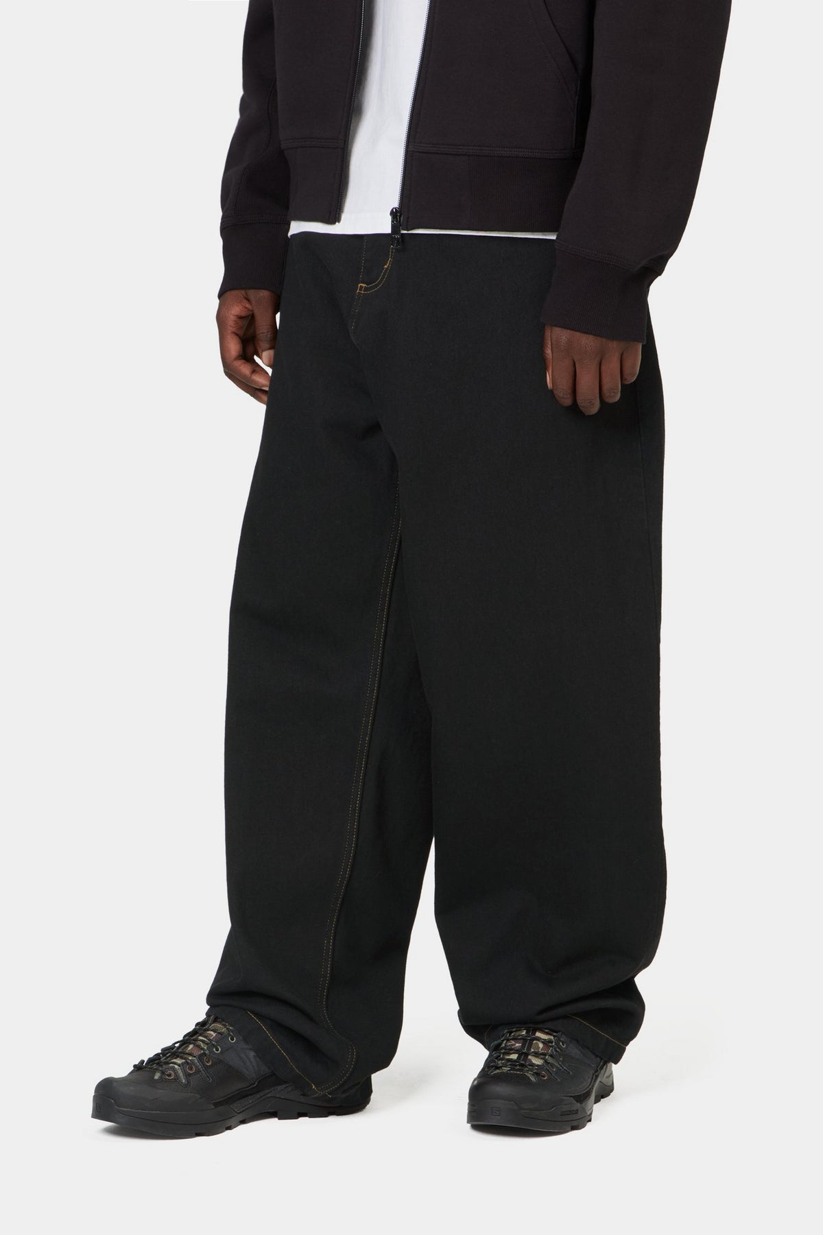 Black מכנסי טוויל Carhartt WIP Brandon יוניסקס CARHARTT WIP