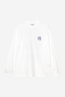 White Smoke טי שירט ארוכה לגברים L/S Mind Your Head CARHARTT WIP