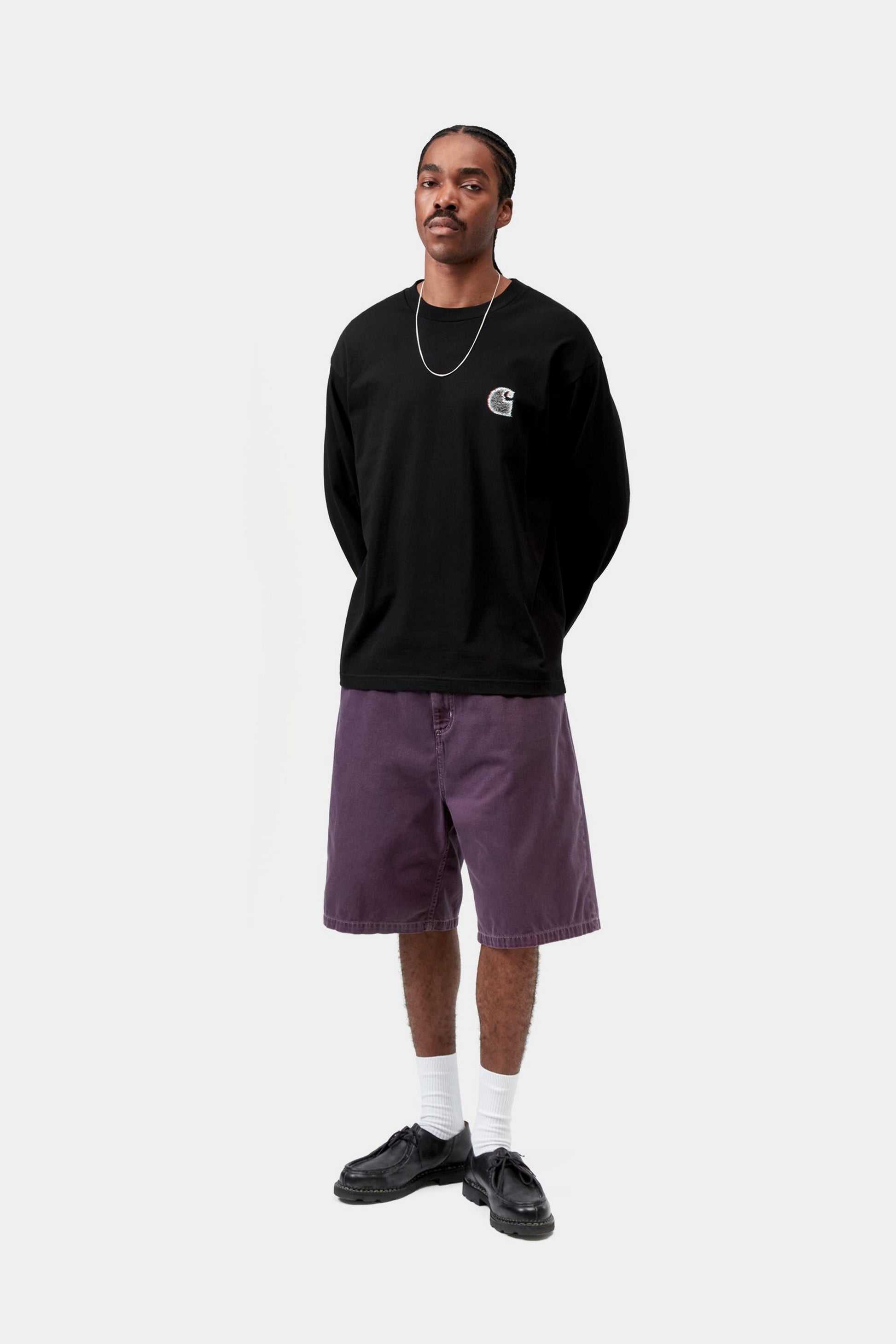 Lavender טי שירט ארוכה לגברים L/S Mind Your Head CARHARTT WIP