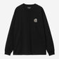 Black טי שירט ארוכה לגברים L/S Mind Your Head CARHARTT WIP