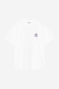White Smoke טי שירט קצרה לגברים S/S Mind Your Head CARHARTT WIP
