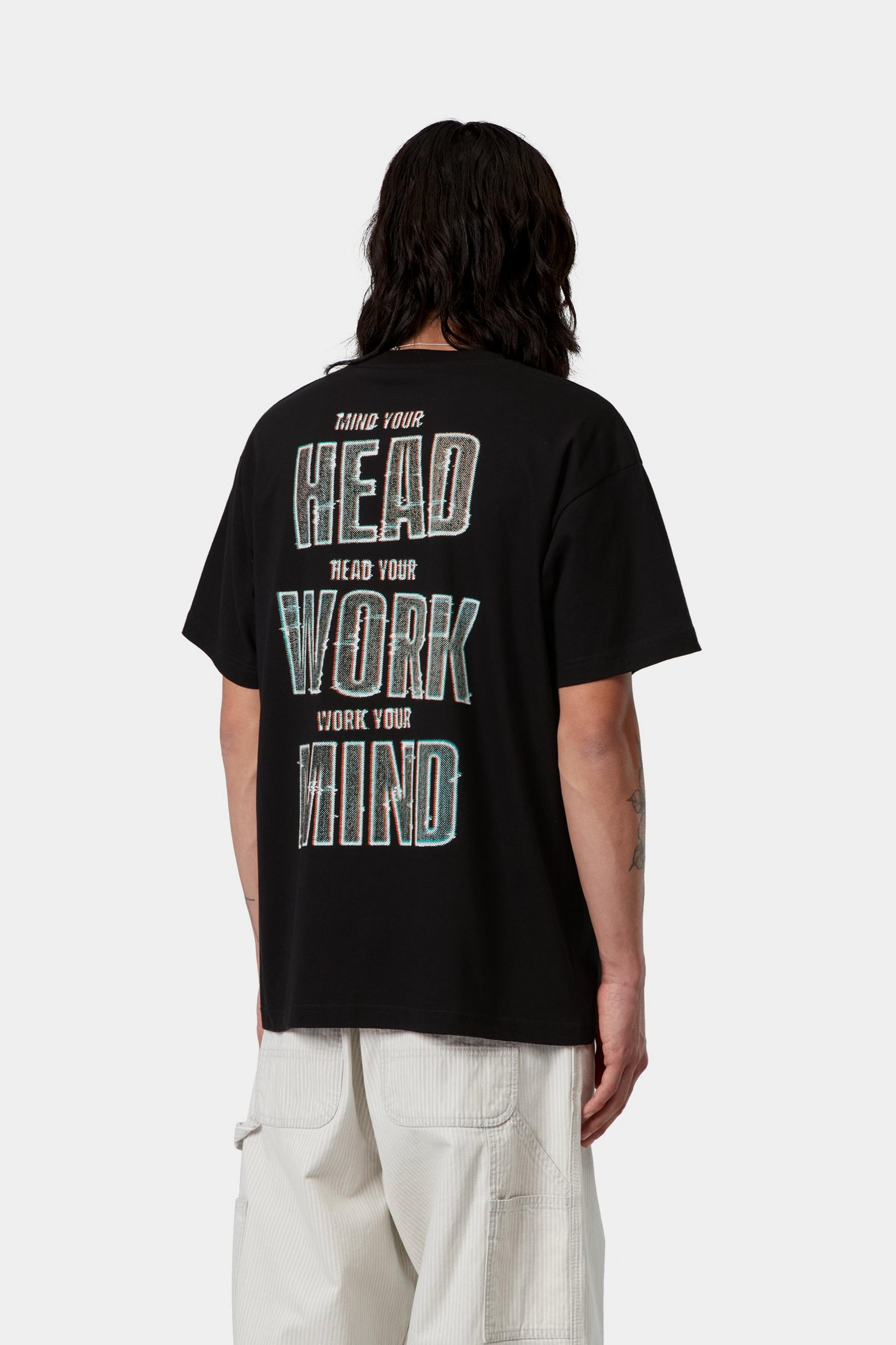 Lavender טי שירט קצרה לגברים S/S Mind Your Head CARHARTT WIP