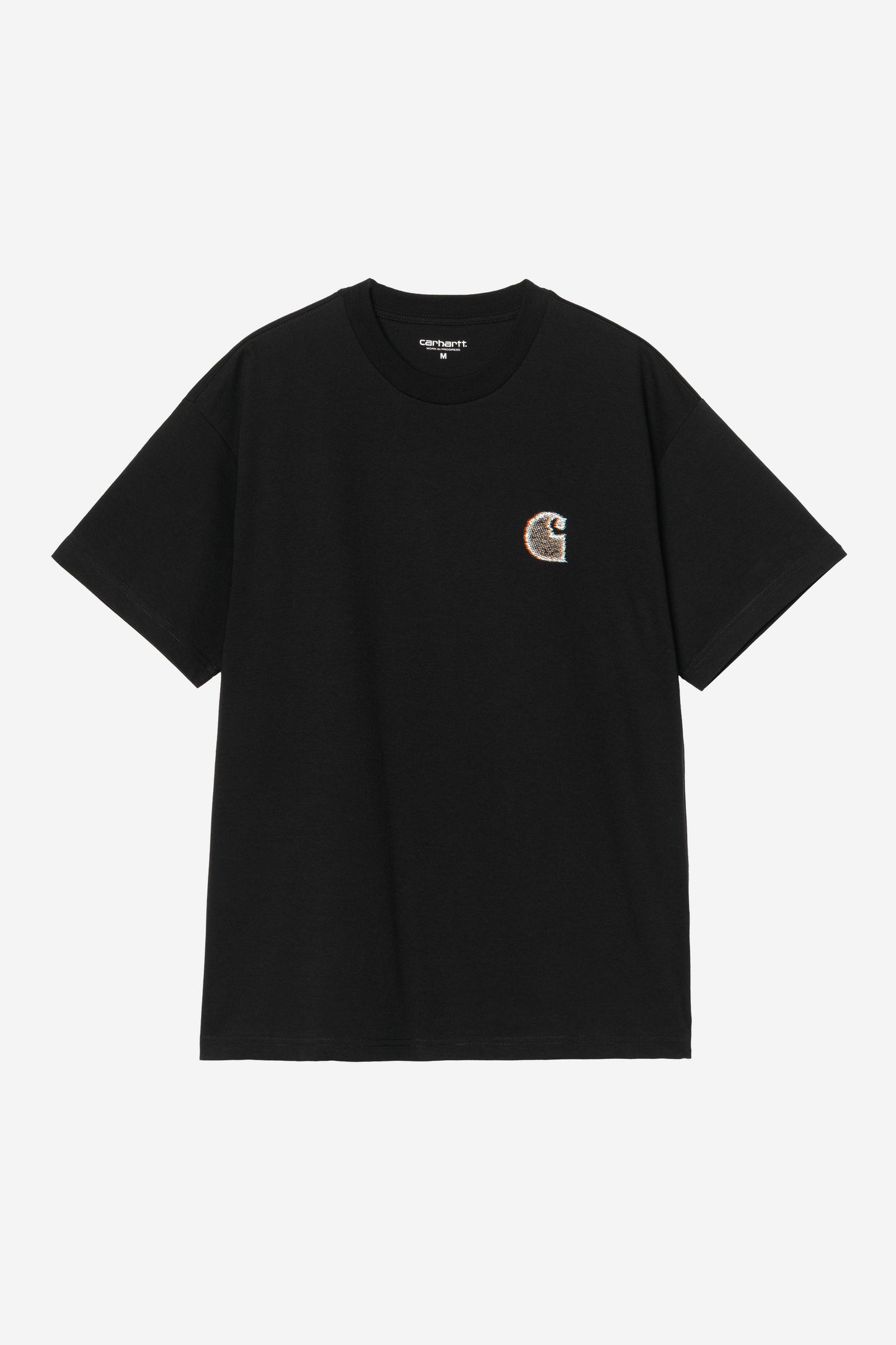 Black טי שירט קצרה לגברים S/S Mind Your Head CARHARTT WIP