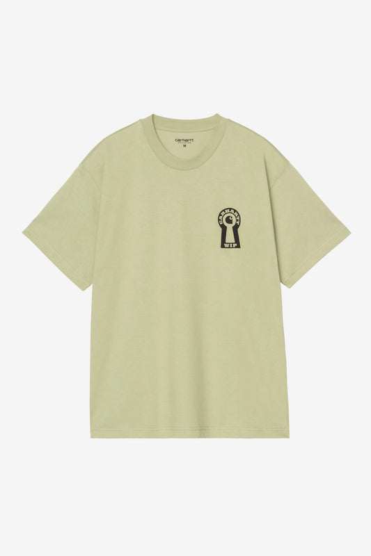 Tan חולצת טי-שירט לגברים S/S Locked CARHARTT WIP