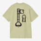White Smoke חולצת טי-שירט לגברים S/S Locked CARHARTT WIP