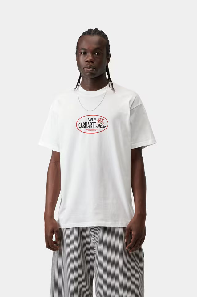 Lavender טי שירט קצרה לגברים S/S Harlekin BBQ CARHARTT WIP