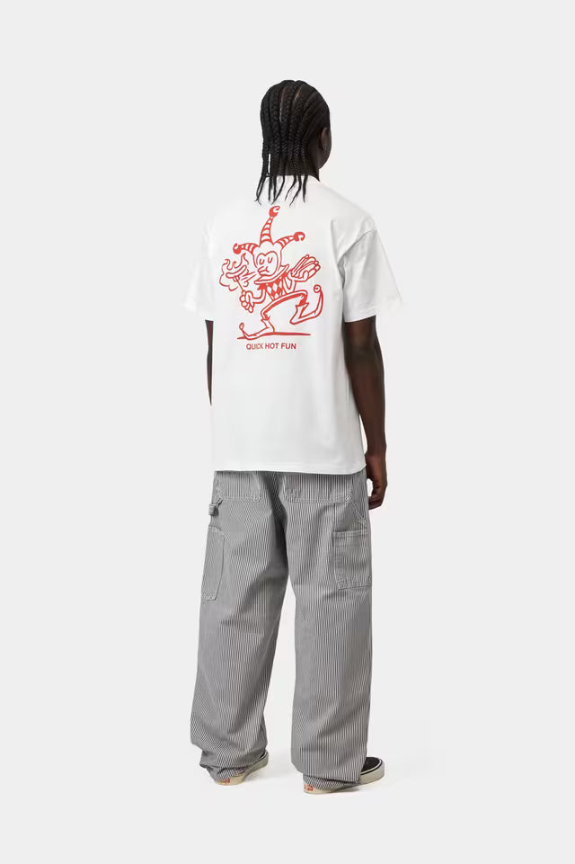 Lavender טי שירט קצרה לגברים S/S Harlekin BBQ CARHARTT WIP