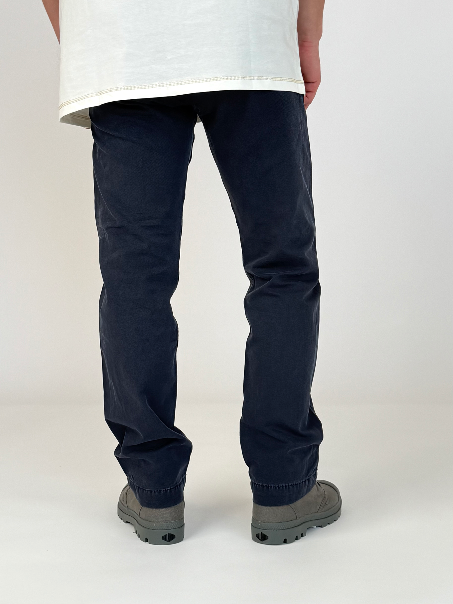 Dark Slate Gray מכנסיים ארוכים לגברים Chino Canvas MINUS 1