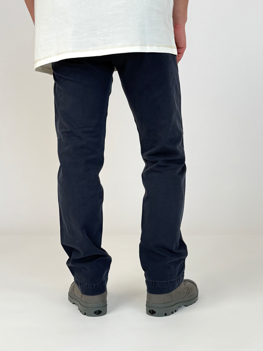 Dark Slate Gray מכנסיים ארוכים לגברים Chino Canvas MINUS 1