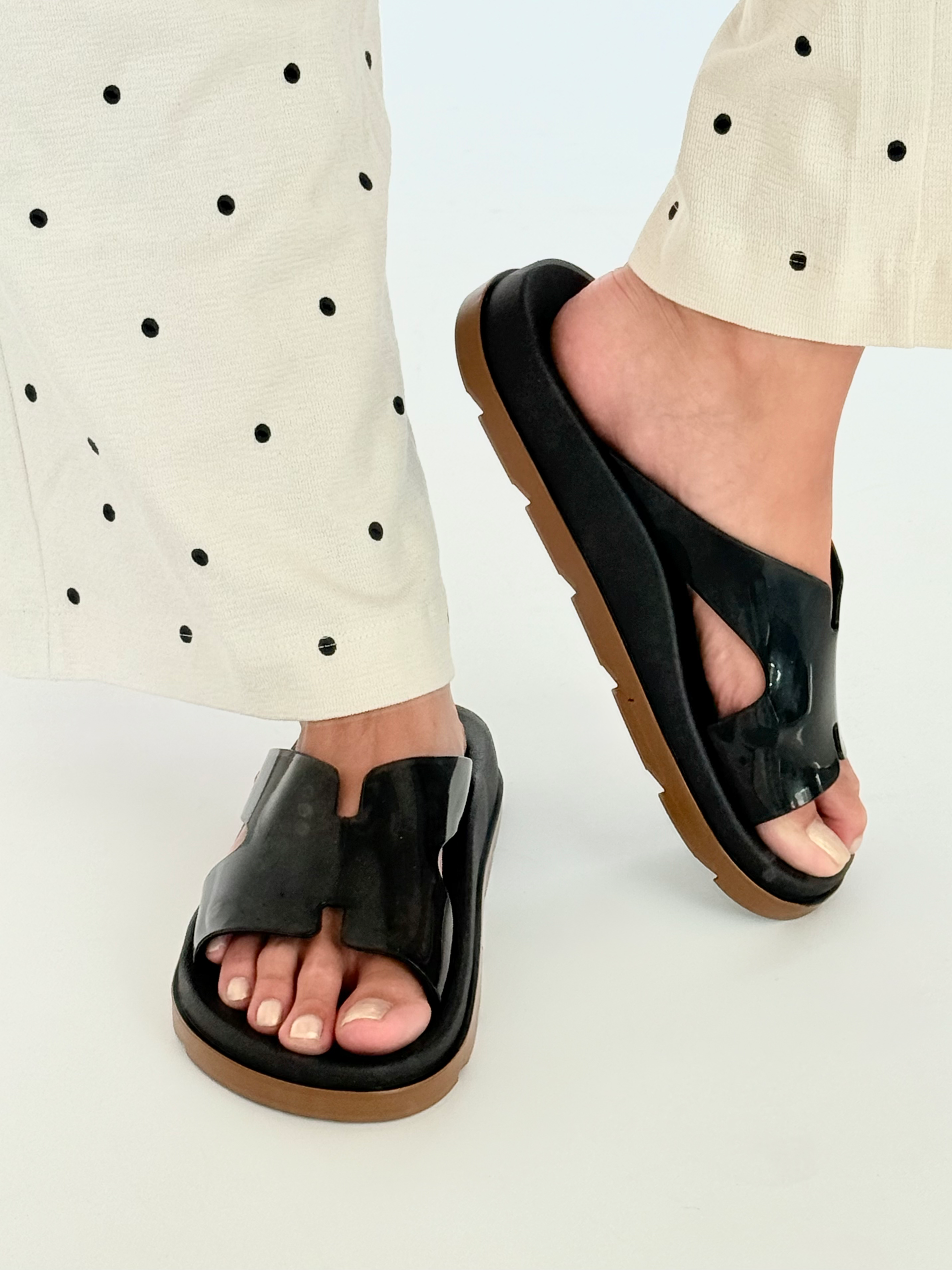 Antique White כפכפי גומי לנשים Daily Slide ZAXY