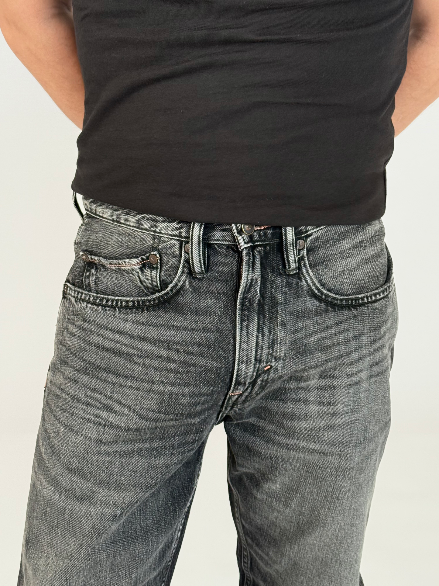 Dark Slate Gray ג׳ינס ארוך לגברים Thunderstorm – Straight Leg MINUS 1