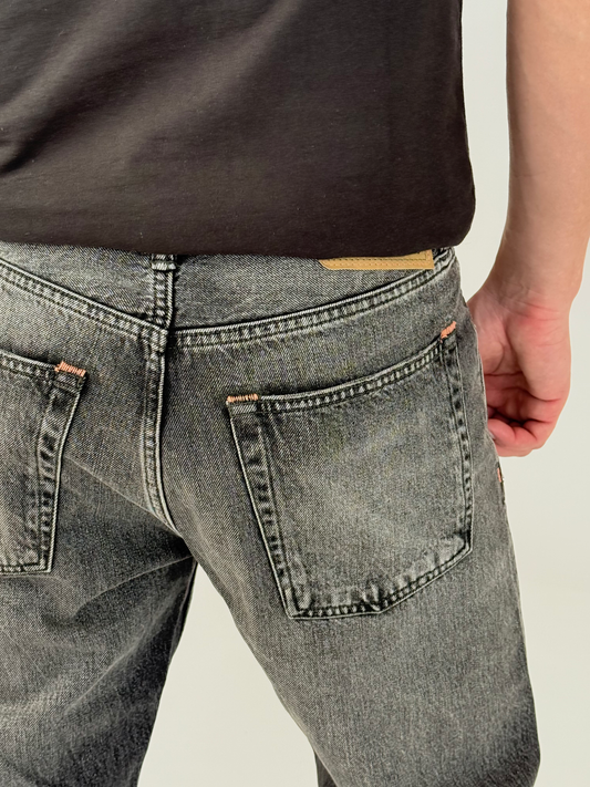 Dark Slate Gray ג׳ינס ארוך לגברים Thunderstorm – Straight Leg MINUS 1