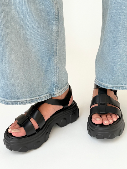 Light Gray סנדלי פלטפורמה לנשים MELISSA