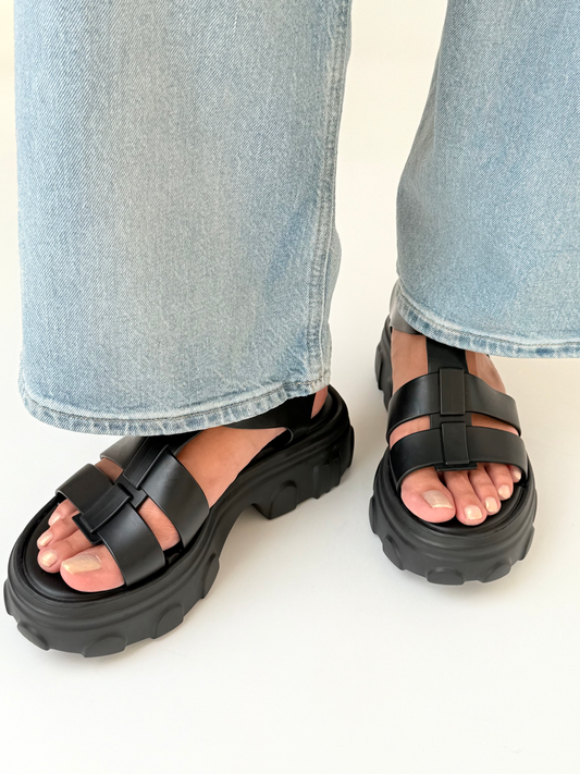 Light Gray סנדלי פלטפורמה לנשים MELISSA