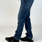 Dark Slate Gray ג׳ינס ארוך לגברים Nordic Worn – Straight Leg MINUS 1