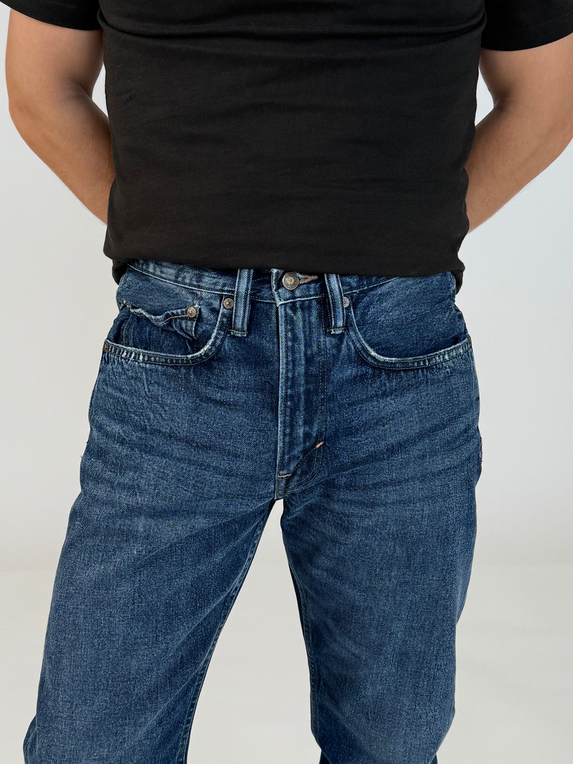 Dark Slate Gray ג׳ינס ארוך לגברים Nordic Worn – Straight Leg MINUS 1