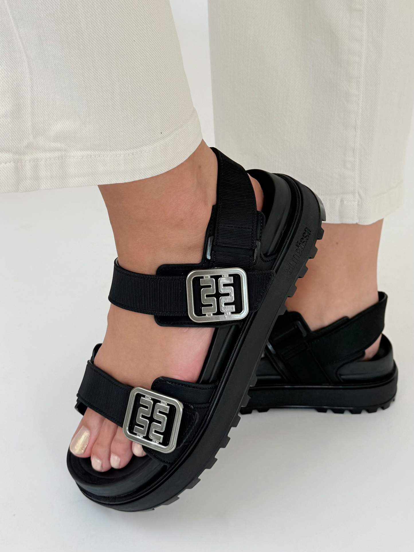 Gray סנדלים לנשים Towny MELISSA