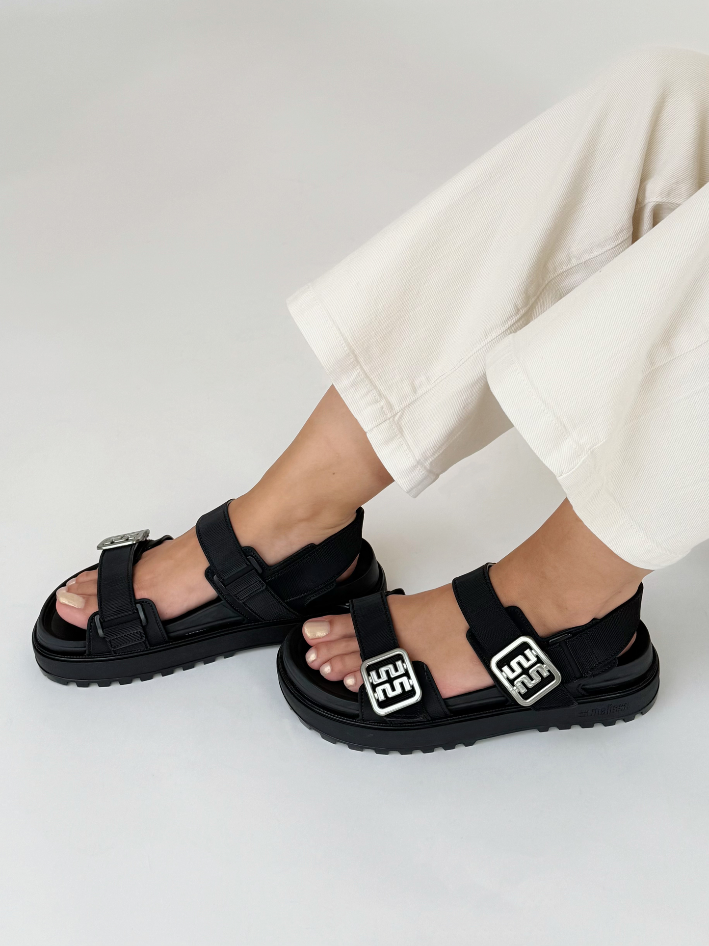 Light Gray סנדלים לנשים Towny MELISSA