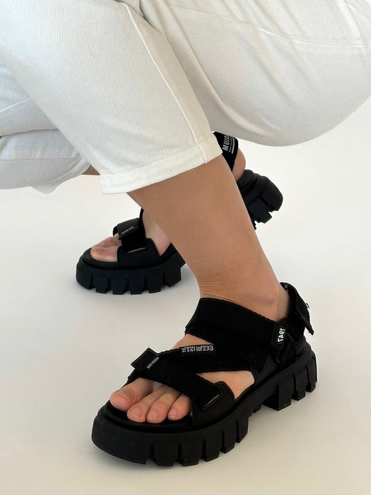 Light Gray סנדלי פלטפורמה לנשים Revolt PALLADIUM