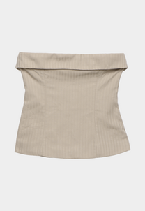 Lavender סטרפלס לנשים Striped PAPER