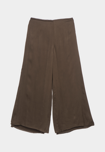 Dark Olive Green מכנסיים ארוכים לנשים Athens PAPER