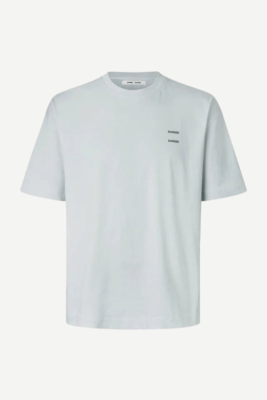 Light Gray טי שירט בייסיק כותנה אורגנית לנשים Joel SAMSOE SAMSOE