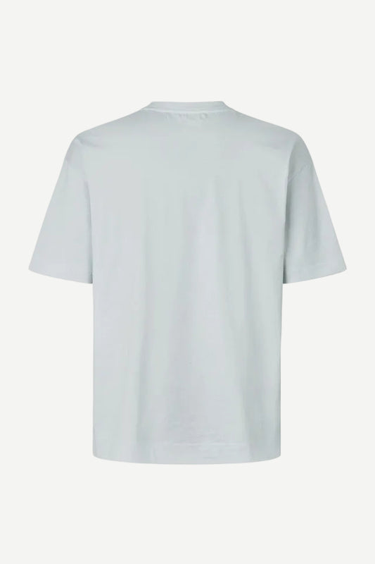 Light Gray טי שירט בייסיק כותנה אורגנית לנשים Joel SAMSOE SAMSOE