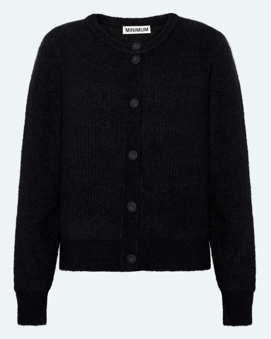 Black KORA CARDIGAN 9965 קרדיגן MINIMUM